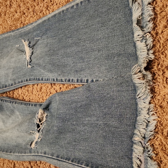 Hidden Distressed Blue Women's Flare Jeans Size 26 - Picture 2 of 10